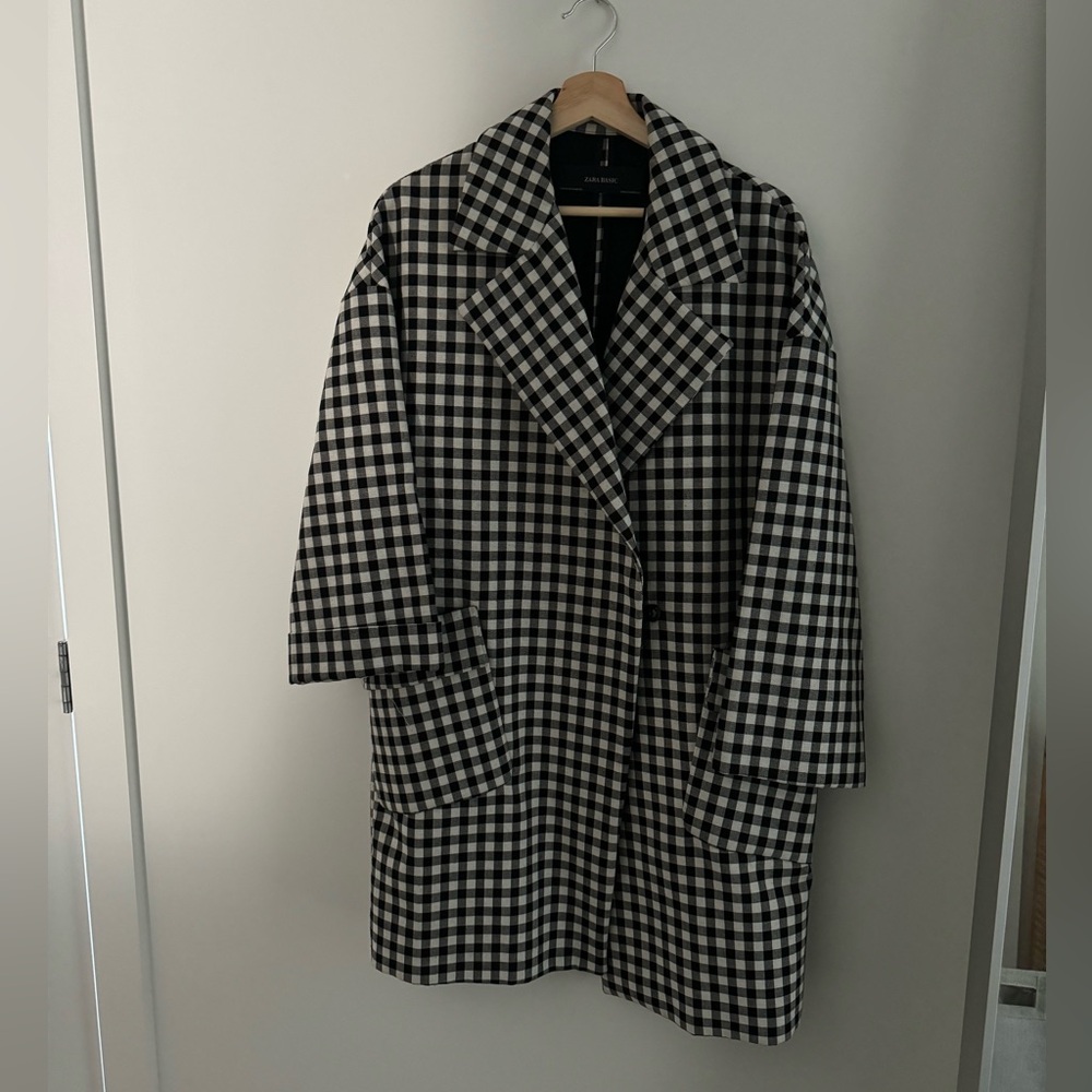 Oversized Chic Gingham Checkered Spring Summer Co… - image 1